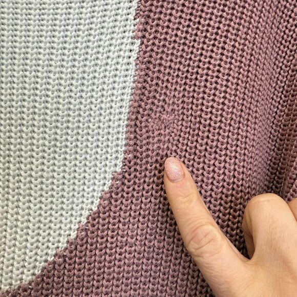 Peter Som x RTR Pink and Blue Colorblock Sweater💙 - Picture 6 of 9